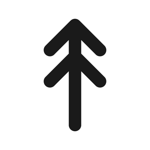 Up two headed fill icon, filled style, from Sargam Icons