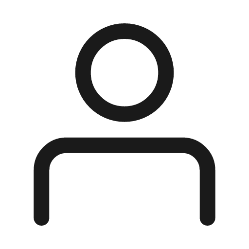 User alt 3 line icon, outline style, from Sargam Icons