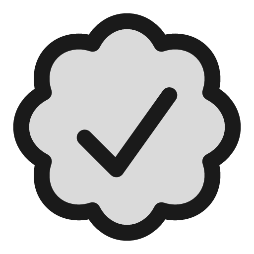 Verified duotone icon, two-tone style, from Sargam Icons
