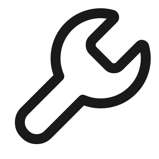 Wrench line icon, outline style, from Sargam Icons