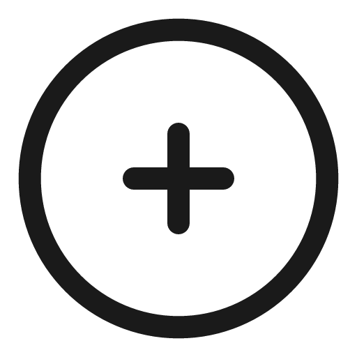 Add circle outline icon, outline style, from Solar