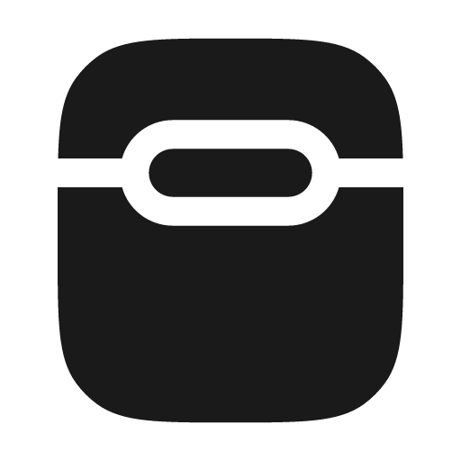 Airbuds case bold icon, bold style, from Solar