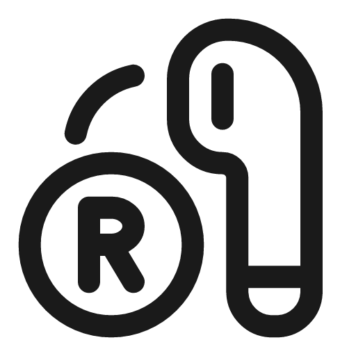 Airbuds right linear icon, line style, from Solar