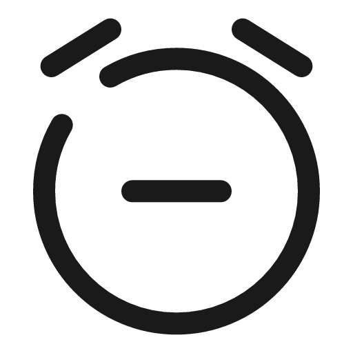 Alarm remove broken icon, line style, from Solar