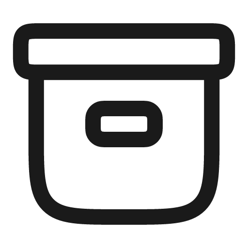 Archive outline icon, outline style, from Solar