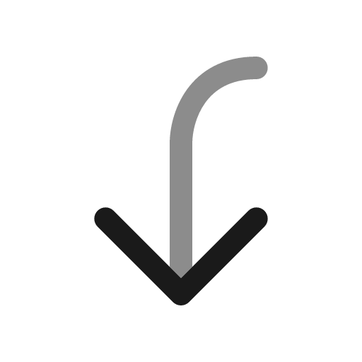 Arrow to down right bold duotone icon, two-tone style, from Solar