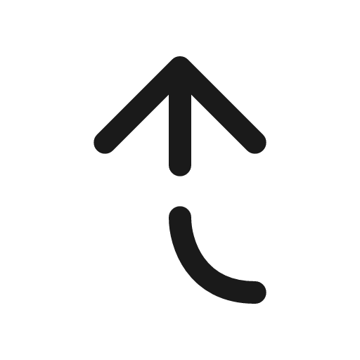 Arrow to top right broken icon, line style, from Solar