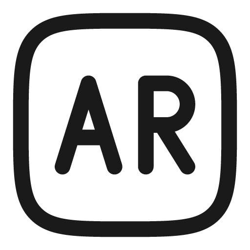 Augmented reality outline icon, outline style, from Solar
