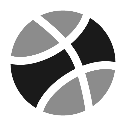 Basketball bold duotone icon, two-tone style, from Solar