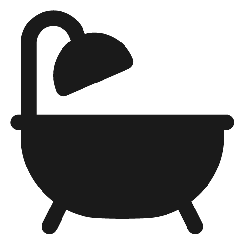 Bath bold icon, bold style, from Solar