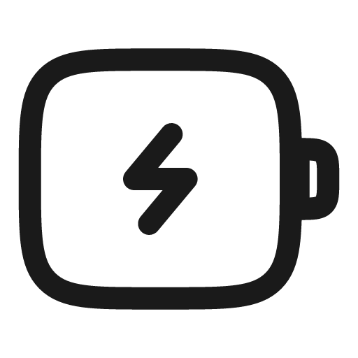 Battery charge outline icon, outline style, from Solar