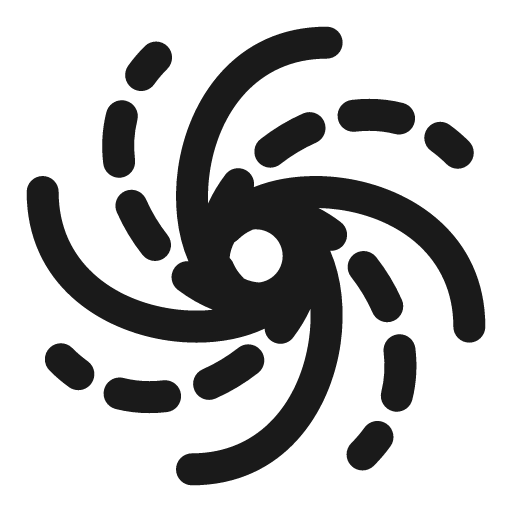 Black hole outline icon, outline style, from Solar