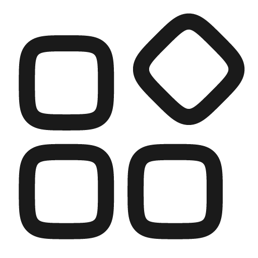 Blocks outline icon, outline style, from Solar