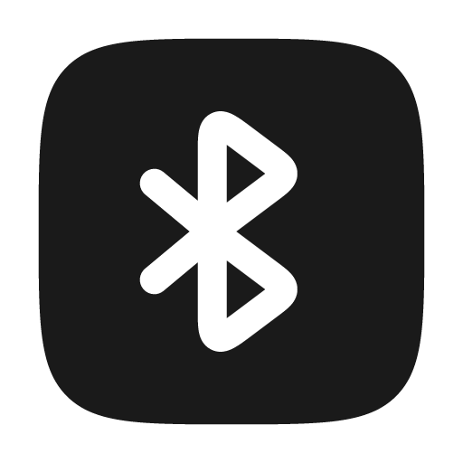 Bluetooth square bold icon, bold style, from Solar