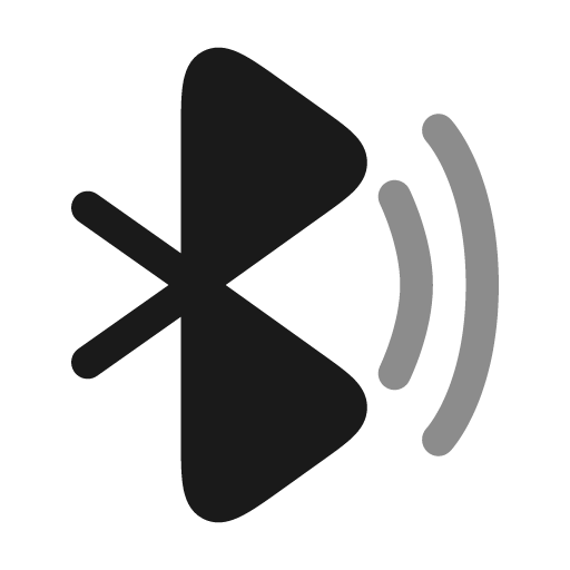 Bluetooth wave bold duotone icon, two-tone style, from Solar