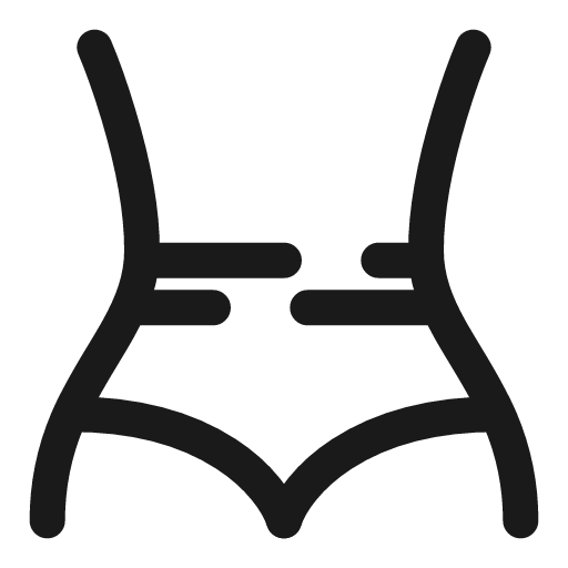 Body shape broken icon, line style, from Solar