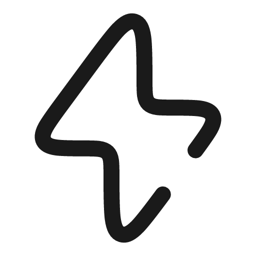 Bolt broken icon, line style, from Solar