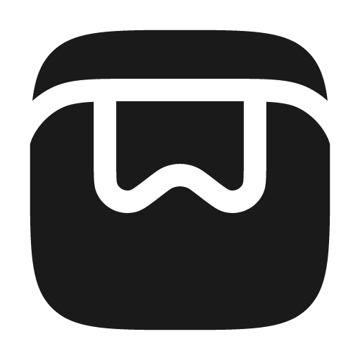 Bookmark opened bold icon, bold style, from Solar