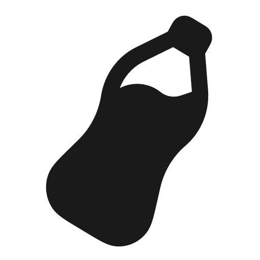 Bottle bold icon, bold style, from Solar