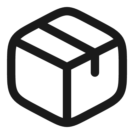 Box linear icon, line style, from Solar