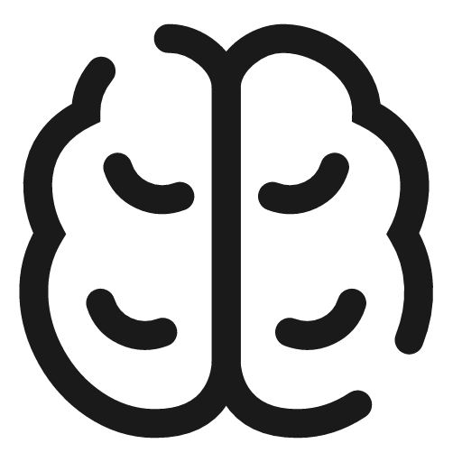 Brain broken icon, line style, from Solar