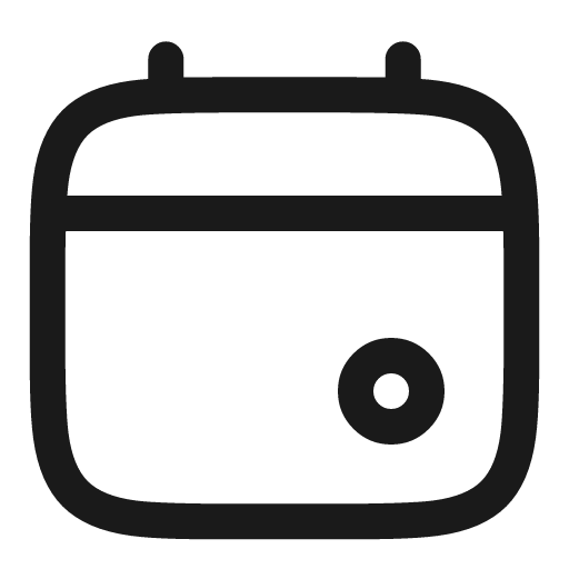 Calendar mark linear icon, line style, from Solar