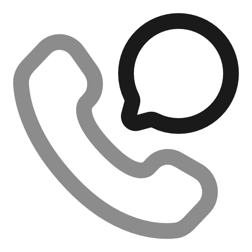 Call chat line duotone icon, two-tone style, from Solar