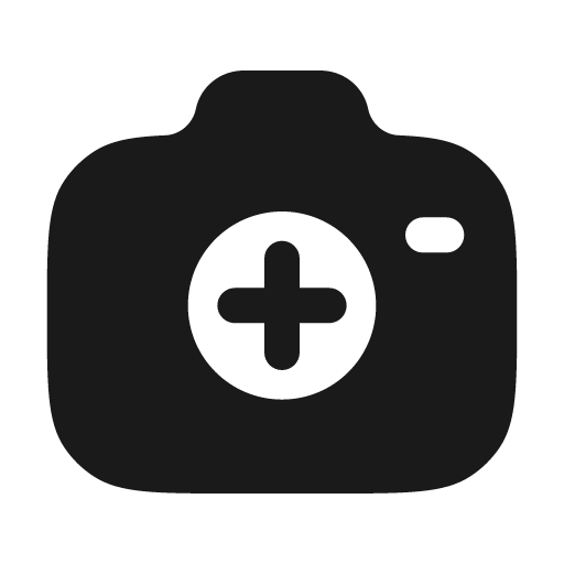 Camera add bold icon, bold style, from Solar