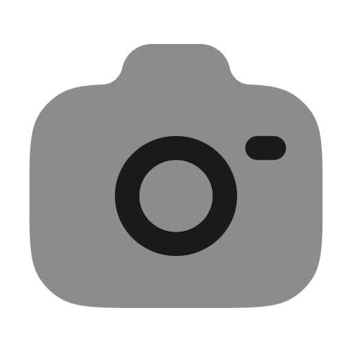 Camera bold duotone icon, two-tone style, from Solar