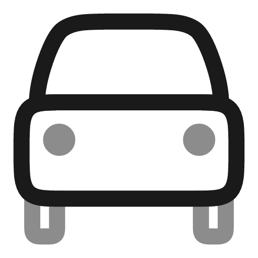 Car line duotone icon, two-tone style, from Solar