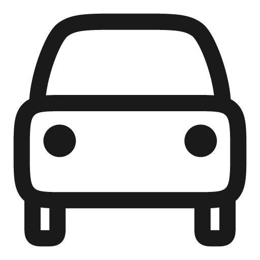 Car outline icon, outline style, from Solar