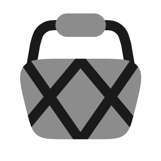 Cart 2 bold duotone icon, two-tone style, from Solar