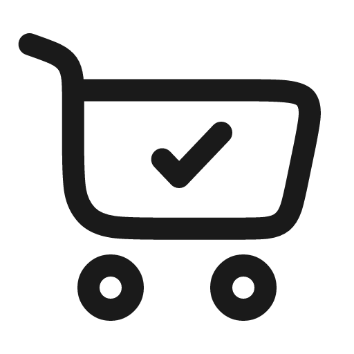 Cart check linear icon, line style, from Solar