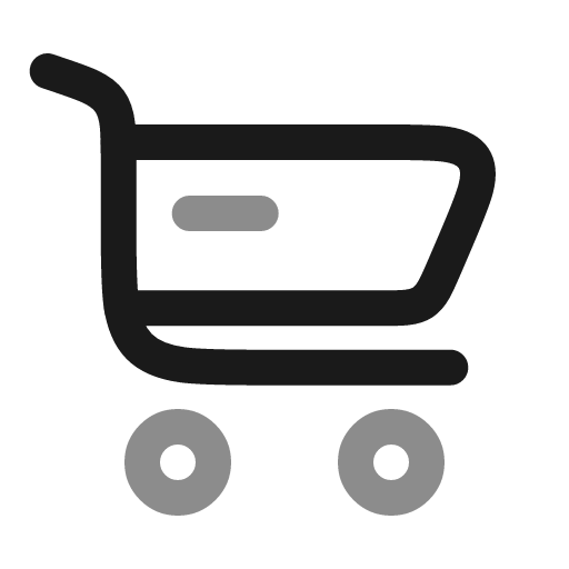 Cart large line duotone icon, two-tone style, from Solar