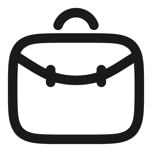 Case round minimalistic linear icon, line style, from Solar