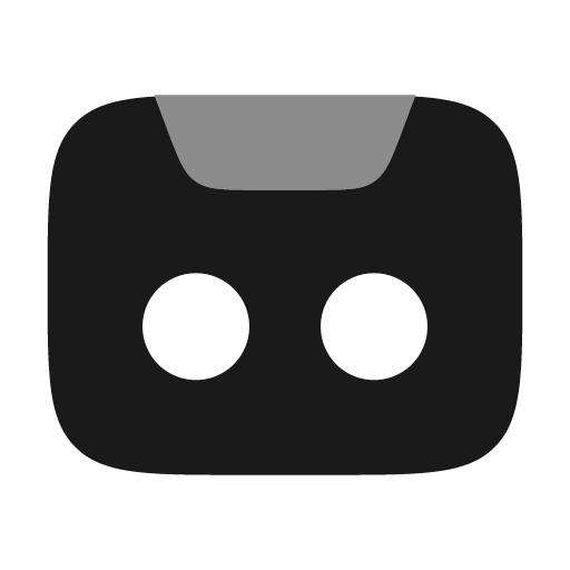 Cassette bold duotone icon, two-tone style, from Solar