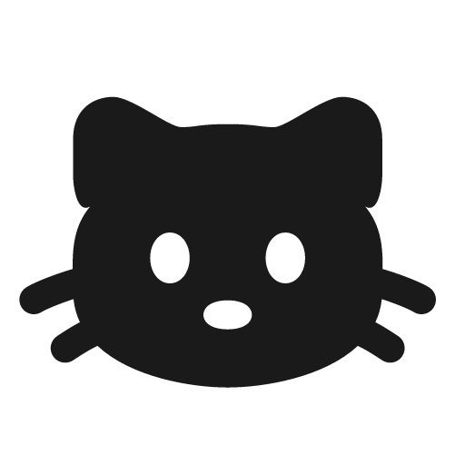 Cat bold icon, bold style, from Solar