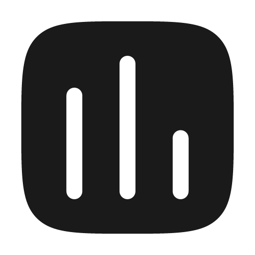 Chart square bold icon, bold style, from Solar