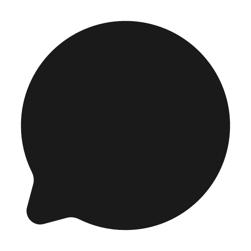 Chat round bold icon, bold style, from Solar