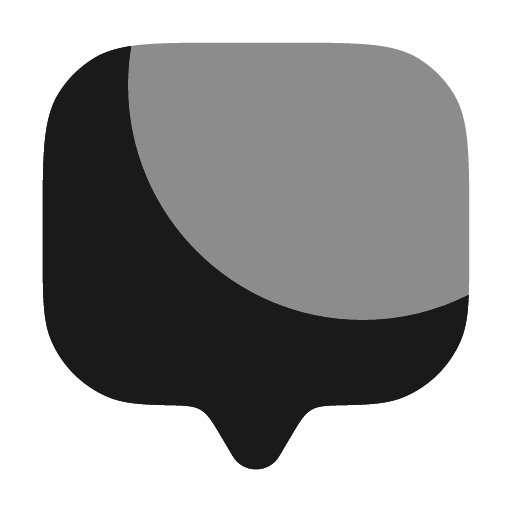 Chat square bold duotone icon, two-tone style, from Solar