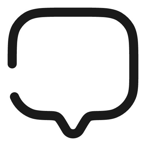 Chat square broken icon, line style, from Solar