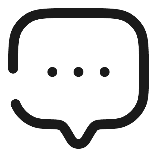 Chat square dots broken icon, line style, from Solar