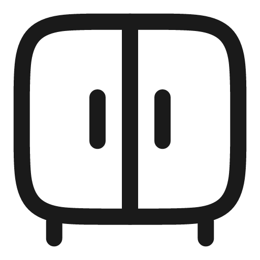 Closet 2 linear icon, line style, from Solar