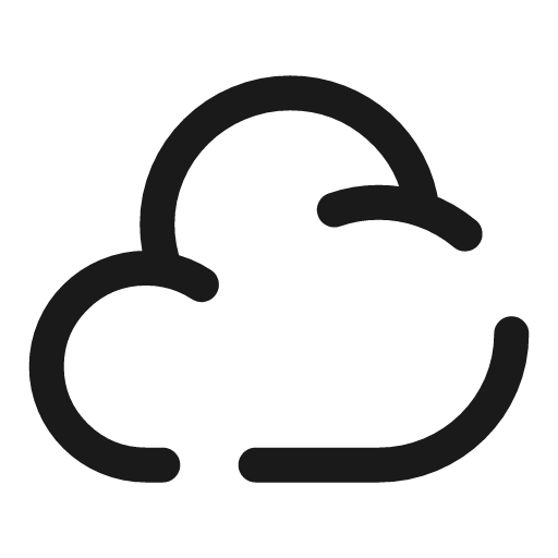 Cloud broken icon, line style, from Solar