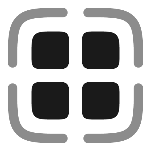 Code scan bold duotone icon, two-tone style, from Solar