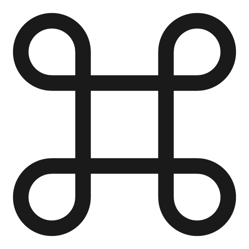 Command outline icon, outline style, from Solar