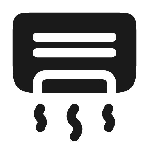 Conditioner bold icon, bold style, from Solar