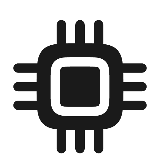 Cpu bold icon, bold style, from Solar