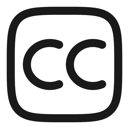 Creative commons linear icon, line style, from Solar