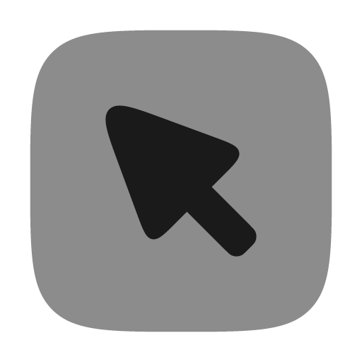 Cursor square bold duotone icon, two-tone style, from Solar